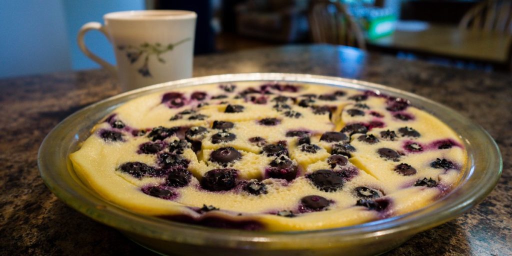 Blueberry Cream Pie - Yoders' Farm