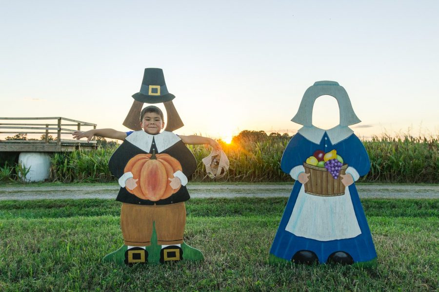 The friendly pilgrims..
