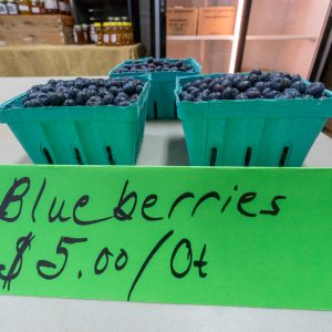 We've got a small quantity of blueberry quarts available...