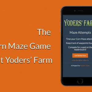 The Corn Maze App Game at Yoders' Farm